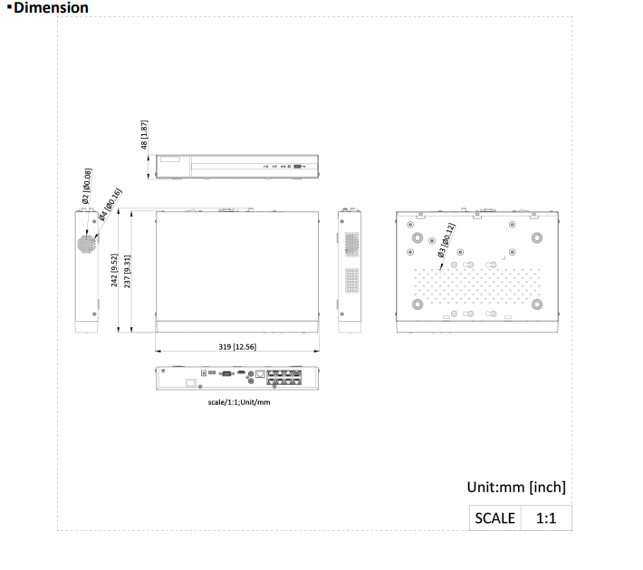 HiLook NVR‑108MH‑K/8P 8‑Channel 1U 4K PoE NVR with Smart AI Analytics & 8‑Port PoE Switch – Perfect for SMB Video Surveillance