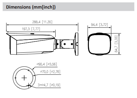 Dahua DH-IPC-HFW3649T1-AS-PV-PRO-ANZ 6MP TiOC Wizcolor Smart Dual Light Active Deterrence Fixed-Focal Bullet WizSense Network Camera
