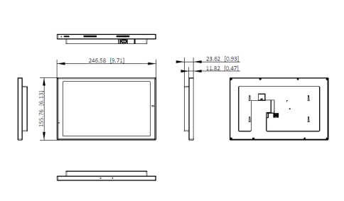 DS-KH9570-WTE1/S – Hikvision 9 Series 10.1" Android Video Intercom room station with Wi-Fi 6 & PoE - CCTV Importers