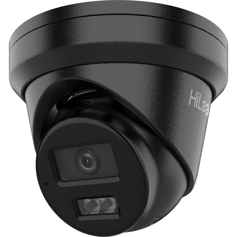 *SPECIAL OFFER HiLook IPC-T282H-MU 8MP AcuSense Turret IP Camera (BLACK) with Built-in Mic (2.8mm, AI Detection, 30m IR, IP67)