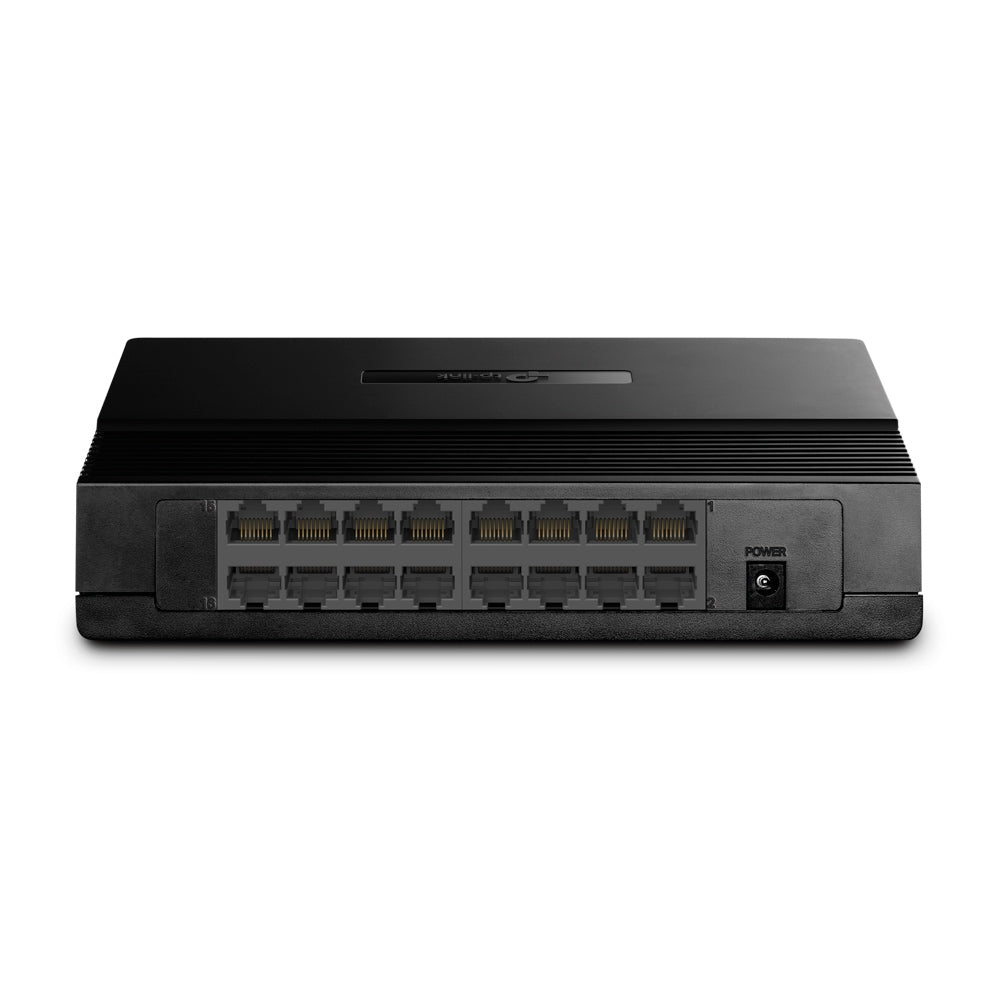 TP-Link TL-SF1016D | 16-Port 10/100Mbps Desktop Ethernet Switch | Energy-Efficient | Plug & Play