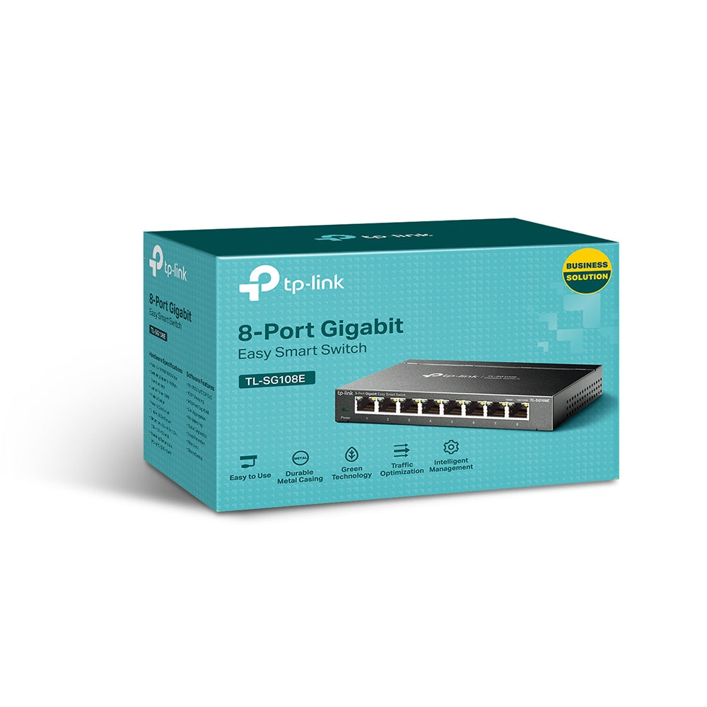TP-Link TL-SG108E 8-Port Gigabit Easy Smart Switch |