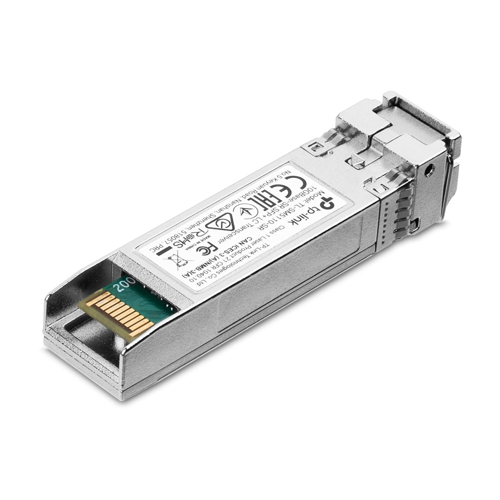 TL-SM5110-SR | TP-Link 10GBase-SR SFP+ LC Multi-Mode Transceiver – 300m OM3 Fiber Reach