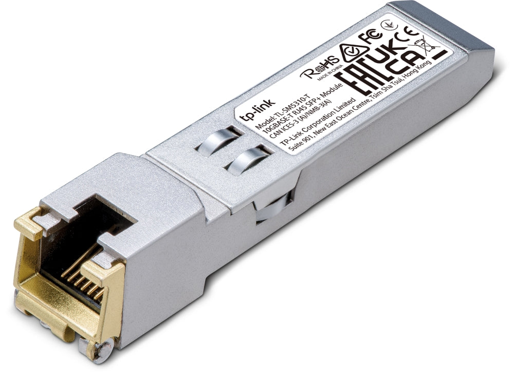 TL-SM5310-T | TP-Link 10GBASE-T RJ45 SFP+ Module – Multi-Gig Copper Transceiver