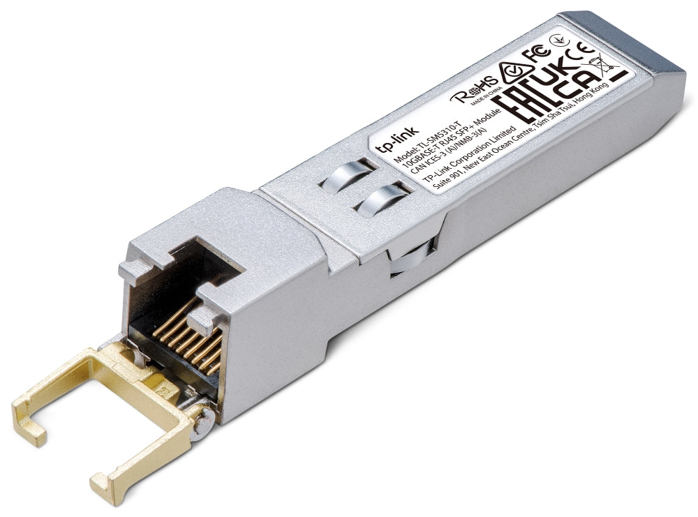 TL-SM5310-T | TP-Link 10GBASE-T RJ45 SFP+ Module – Multi-Gig Copper Transceiver