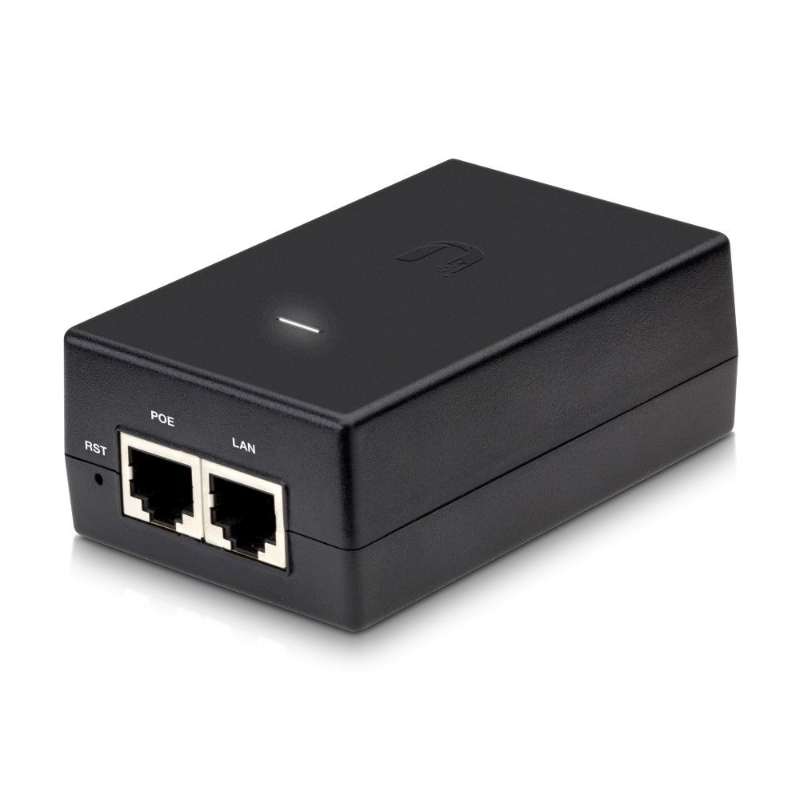 Ubiquiti POE-24-24W-G 24V 24W Gigabit PoE Injector with Remote Reset & Surge Protection