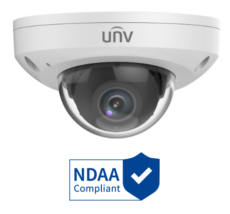 Uniview PRIME-I Series 4MP LightHunter IR Fixed Mini Dome Camera (IPC314SB-ADF28K-I0)