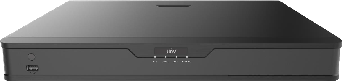 UNIVIEW EASY 系列 8 路 NVR 8x POE 高达 8MP/4K 80MBPS 输入 2X SATA HDD 端口高达 10TB