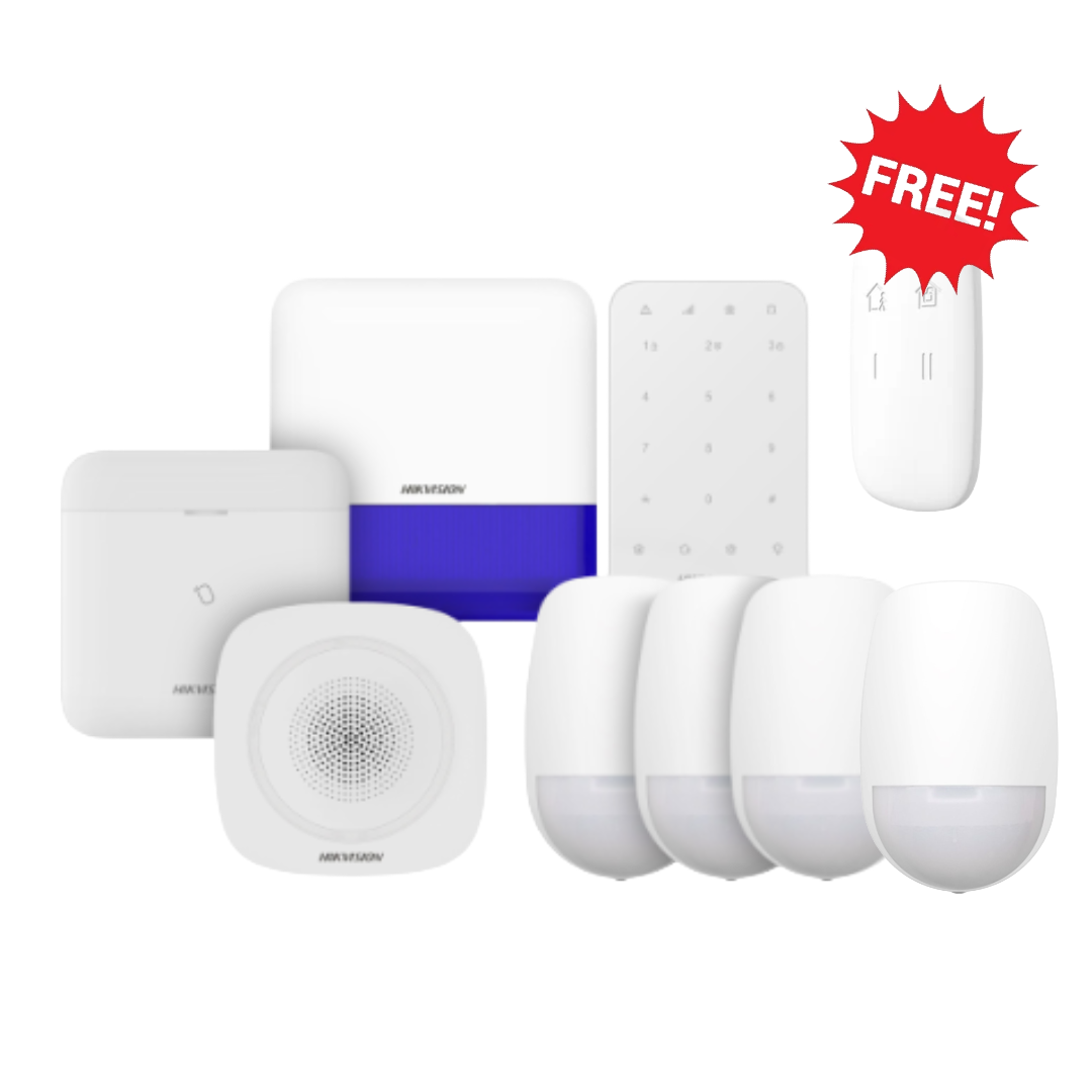 Hikvision AXPRO-KIT3DETECTORS AX PRO Hub Kit, 1x Alarm Hub, 1x Keypad, 2x Sounder, 3x PIR Detector (PROMO Ax Pro Remote FREE)