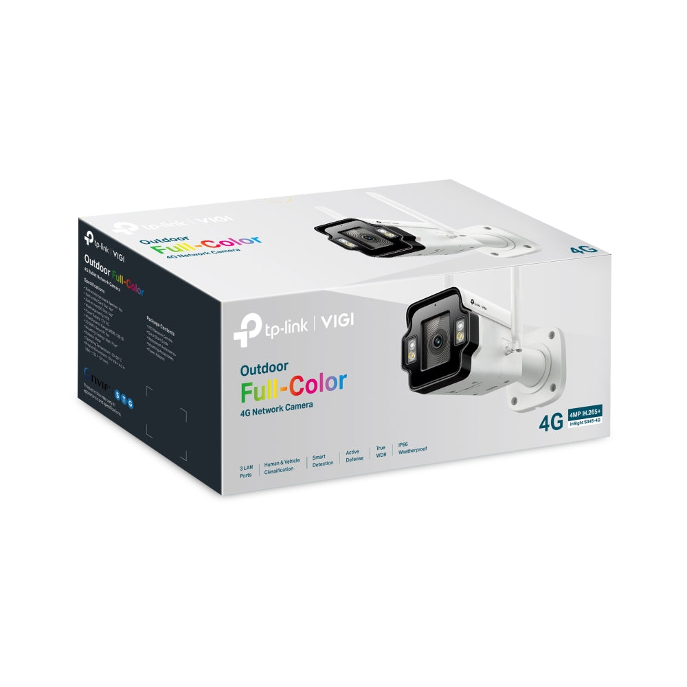 *NEW TP-Link InSight S345-4G 4MP Outdoor Full-Colour 4G Bullet Network Camera