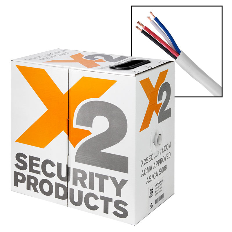 X2 Cable 4 x 14/020 Security Cable - 300m Pull Box