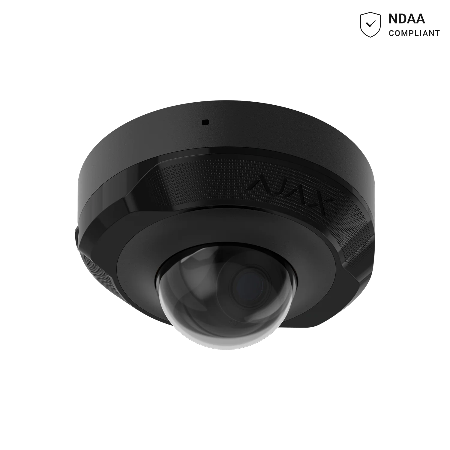 AJAX#76022 Ajax 8MP 2.8mm Mini Dome IP Security Camera – White / Black