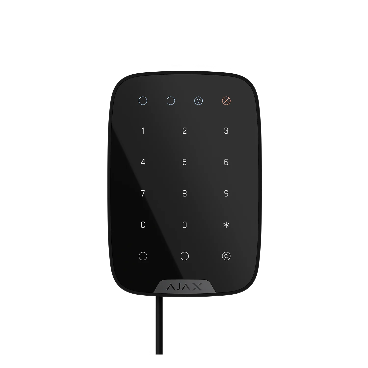 AJAX#44401 Ajax Superior KeyPad Fibra Wired Touch Keypad – White / Black