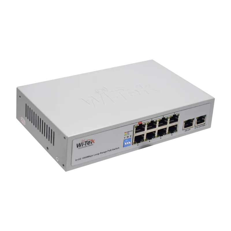 WI-PS210G V3 Wi-Tek Economic 8 Ports PoE Switch