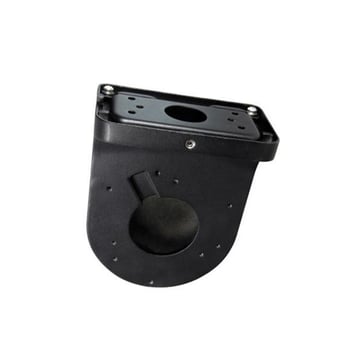 Dahua DH-PFB203W-B Black Waterproof Wall Mount Bracket | Heavy-Duty Aluminum & SECC | Weather-Resistant CCTV Camera Mount