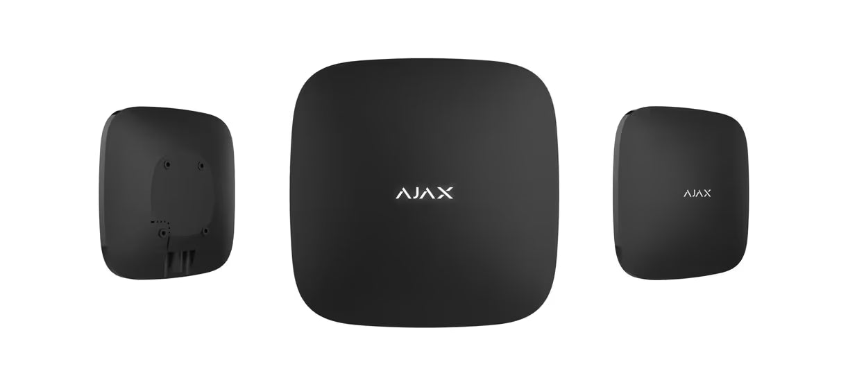 Ajax AJAX#80002 StarterKitPlus – Wireless Security Alarm Kit with Hub 2 Plus, MotionProtect Sensors, SpaceControl Remote and HomeSiren (White/Black)