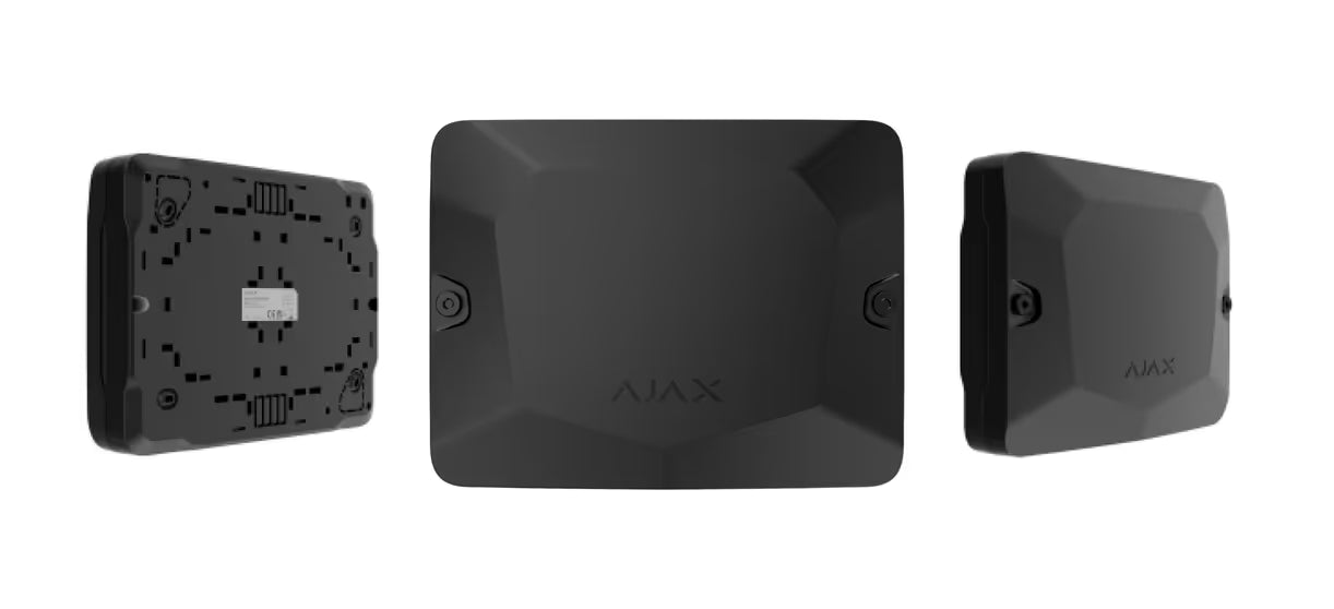 Ajax Module Holder Case B (175) Type B ASP alarm part in white and black, fiber module enclosure for security systems.