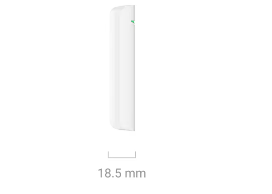 AJAX#30854 Ajax Superior DoorProtect Plus Fibra Wired Opening, Shock &amp; Tilt Detector White / Black