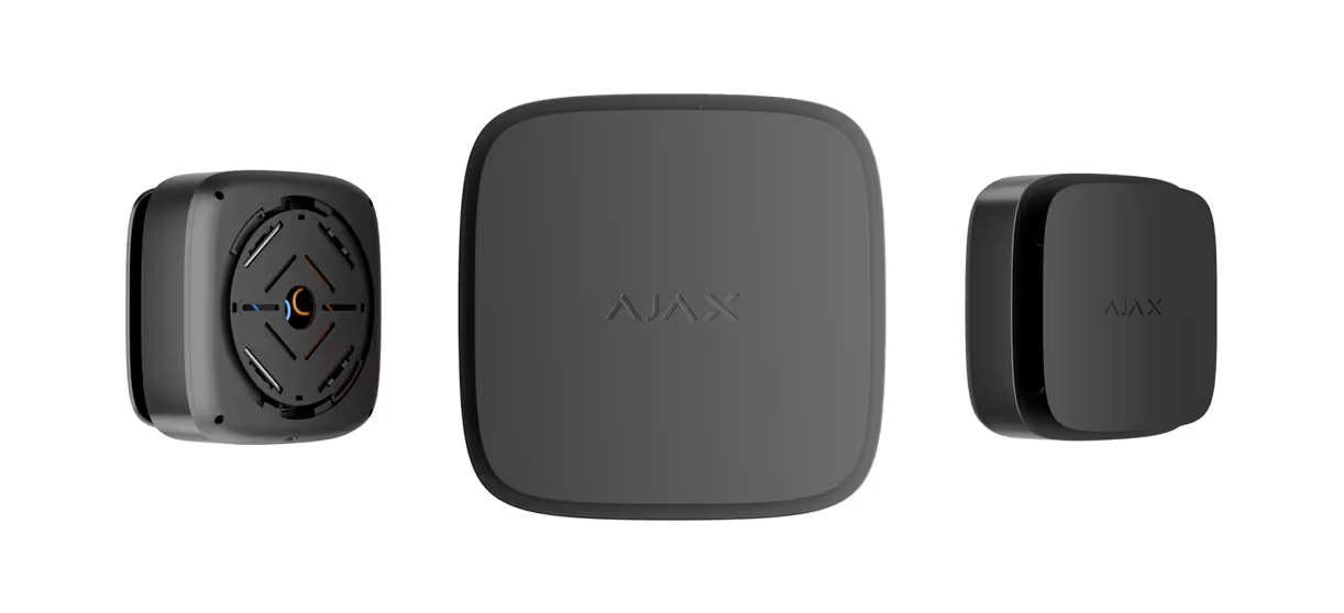 AJAX#82200 Ajax FireProtect 2 AC (Heat/Smoke) Jeweller Wireless Mains-Powered Heat &amp; Smoke Detector White/Black