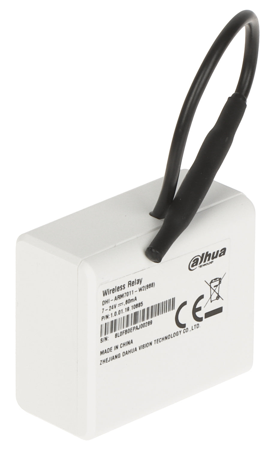 Dahua DHI-ARM7011-W2 Wireless Relay – Secure Remote Dry Contact Switch with AES128 Encryption, 800m Range, Overheat & Voltage Protection