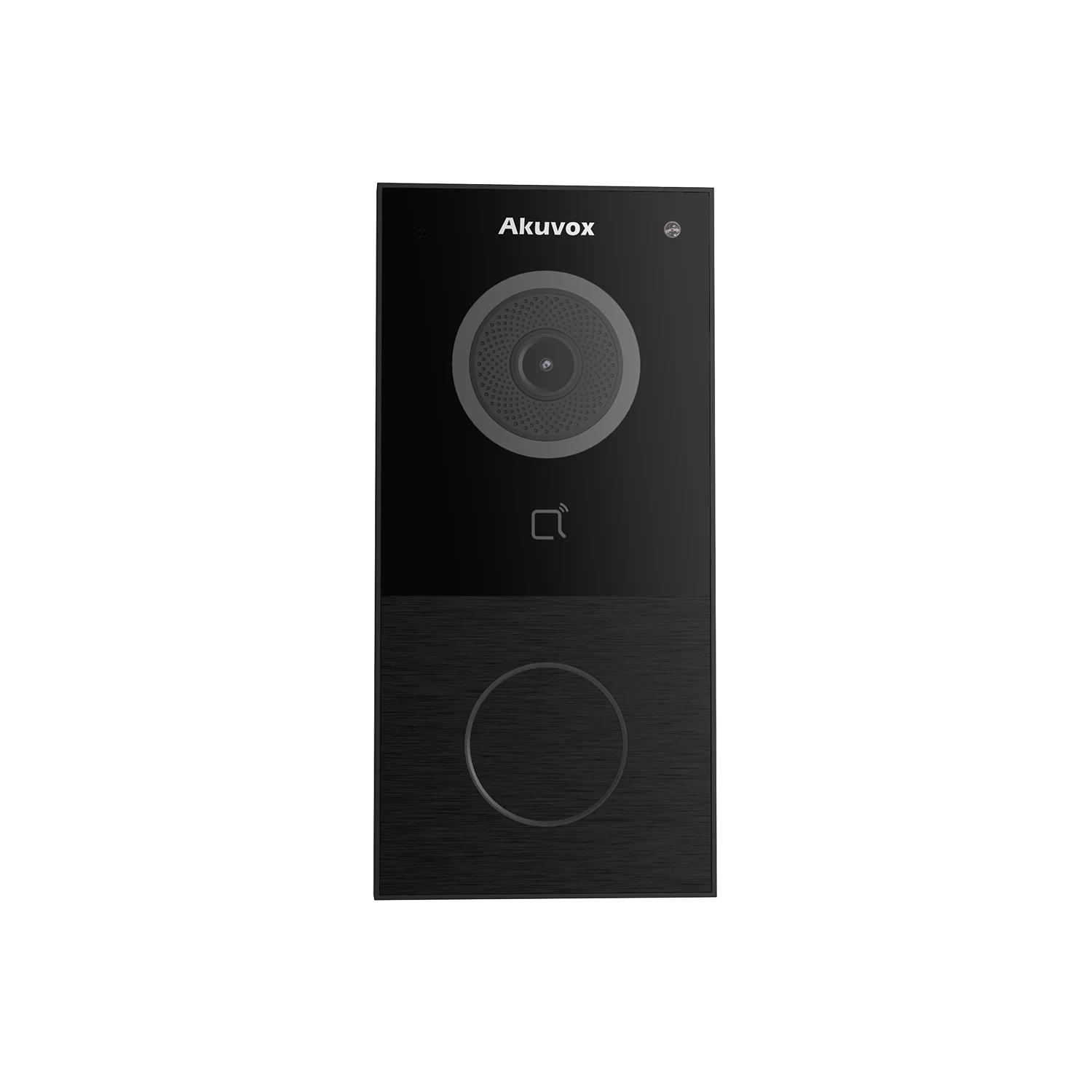 Akuvox E12W Black Wi-Fi IP Video Door Phone – 2MP Camera, SIP, RFID, NFC, Bluetooth, Mobile App, Outdoor Surface Mount