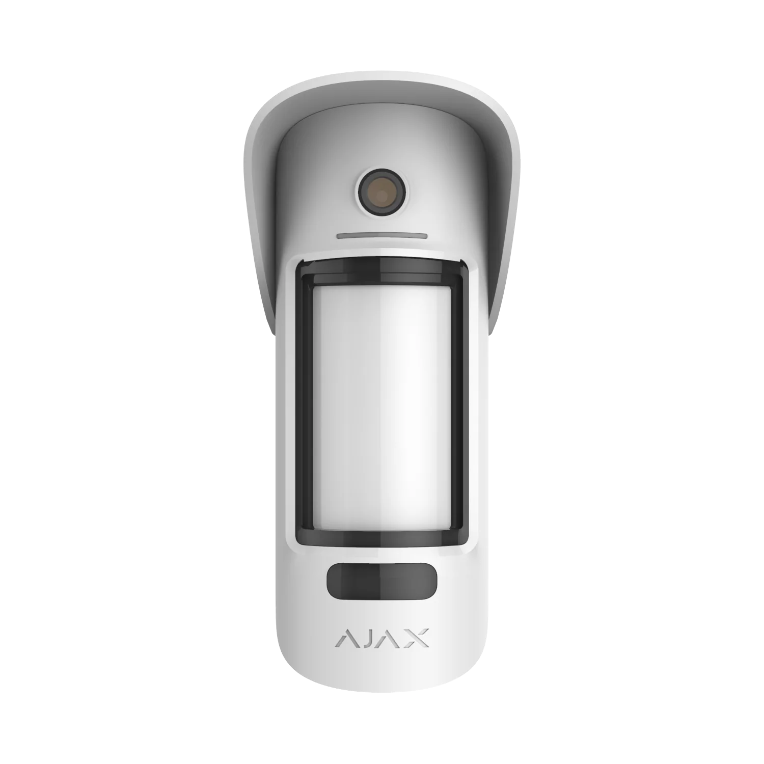 AJAX#30653 Ajax MotionCam Outdoor Jeweller with Hood Wireless Outdoor Motion Detector with Photo Verification White