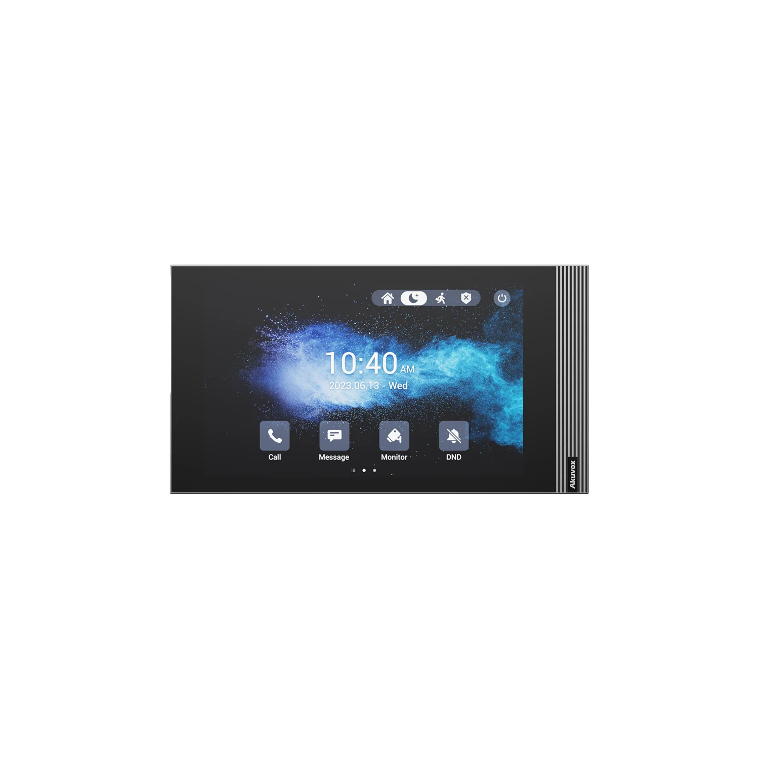 Akuvox S562W 7 Inch WiFi 6 Indoor Monitor, SIP Video Intercom Touch Screen Panel with PoE, Linux OS & Smart Home Integration Black/White