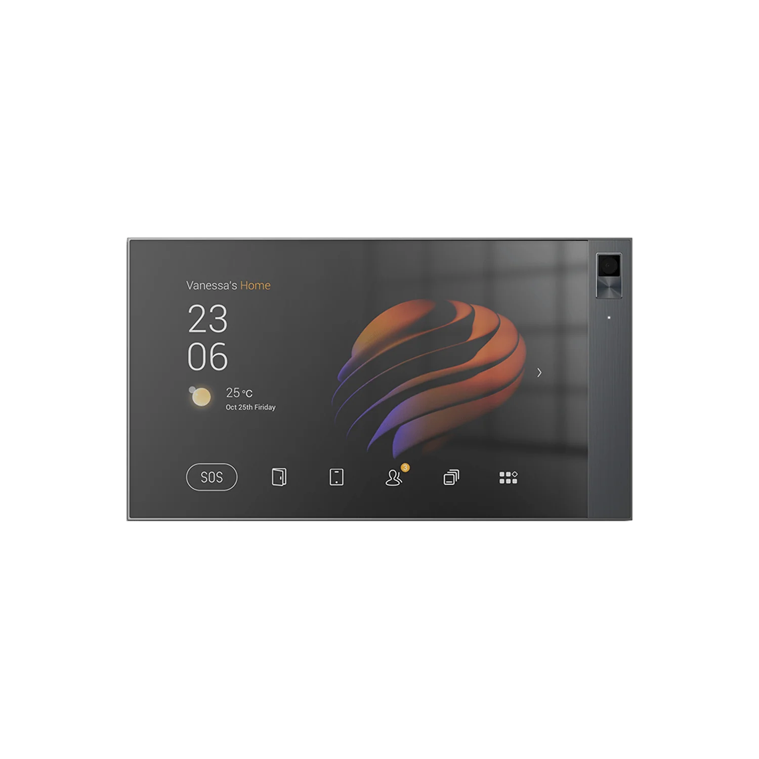 Akubela HyPanel Pro PG71-PoE-US – 8" Smart Touchscreen Home Control Panel with Metal Frame, Android 10, PoE, ZigBee 3.0, Wi-Fi 6 & BLE 4.2