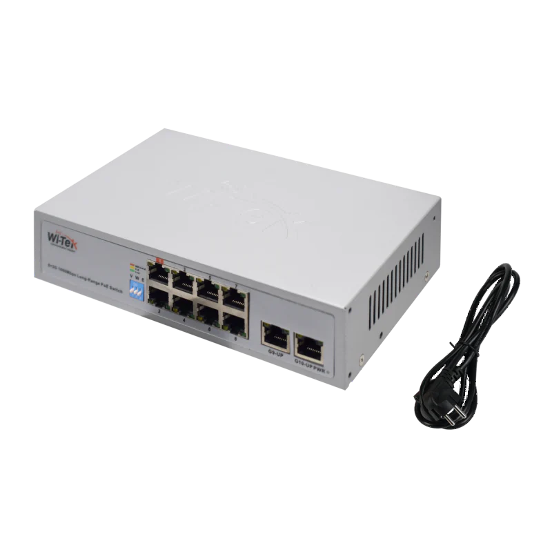 WI-PS210G V3 Wi-Tek Economic 8 Ports PoE Switch