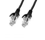2m CAT6 Ultra Thin LSZH Ethernet Cable – 10 Pack | 100% Copper, 10Gbps, RJ45, 3.6mm Diameter | Black | Certified & Fluke Tested