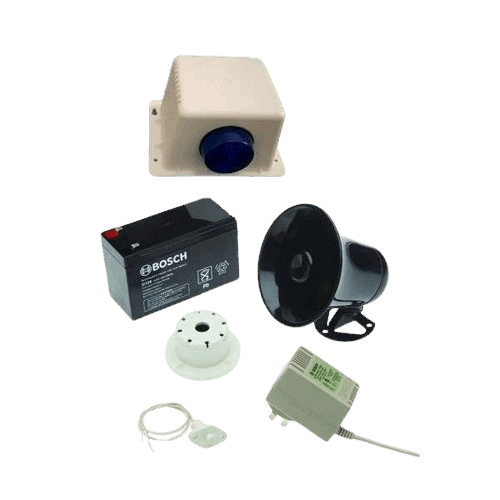 BOSCH Solution 3000 Alarm kit Includes ICP-SOL3-P panel, IUI-SOL-ICON keypad, 3x ISC-PPR1-W16 PIR detectors + Siren kit