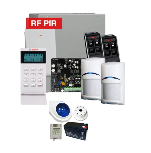 BOSCH Solution 3000 Wireless Alarm Kit with LCD keypad, 2x PIR, wireless receiver and 2x transmitters