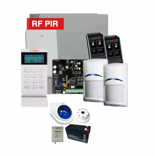 BOSCH Solution 3000 Wireless Alarm Kit with LCD keypad, 2x PIR, wireless receiver and 2x transmitters