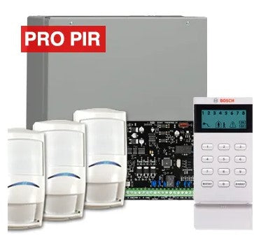 BOSCH Solution 3000 Alarm kit Includes ICP-SOL3-P panel, IUI-SOL-ICON keypad, 3x ISC-PPR1-W16 PIR detectors + Siren kit