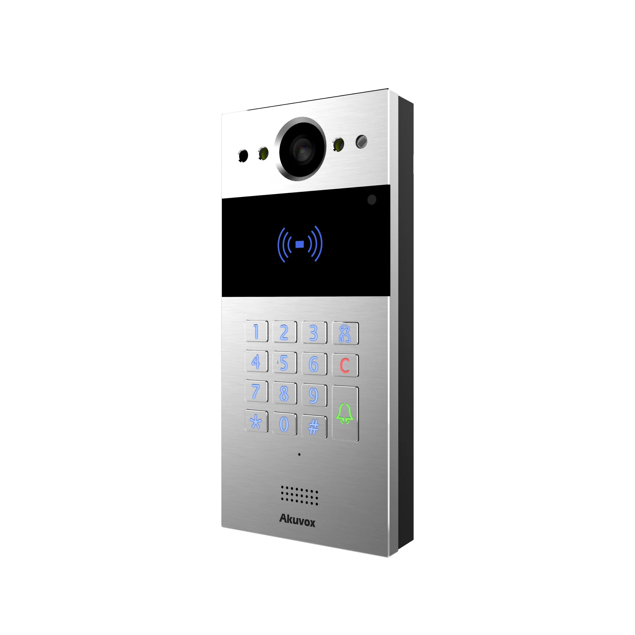 Product Title Akuvox R20K Keypad IP Video Door Phone – 2MP Camera, SIP, Dual-Frequency RFID, H.265, PoE, Surface & Flush Moun SKU:R20K-SEC