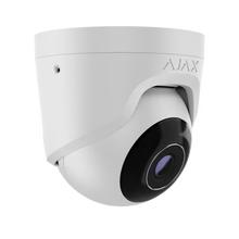 AJAX#64927 Ajax 8MP 2.8mm Turret IP Security Camera – White / Black