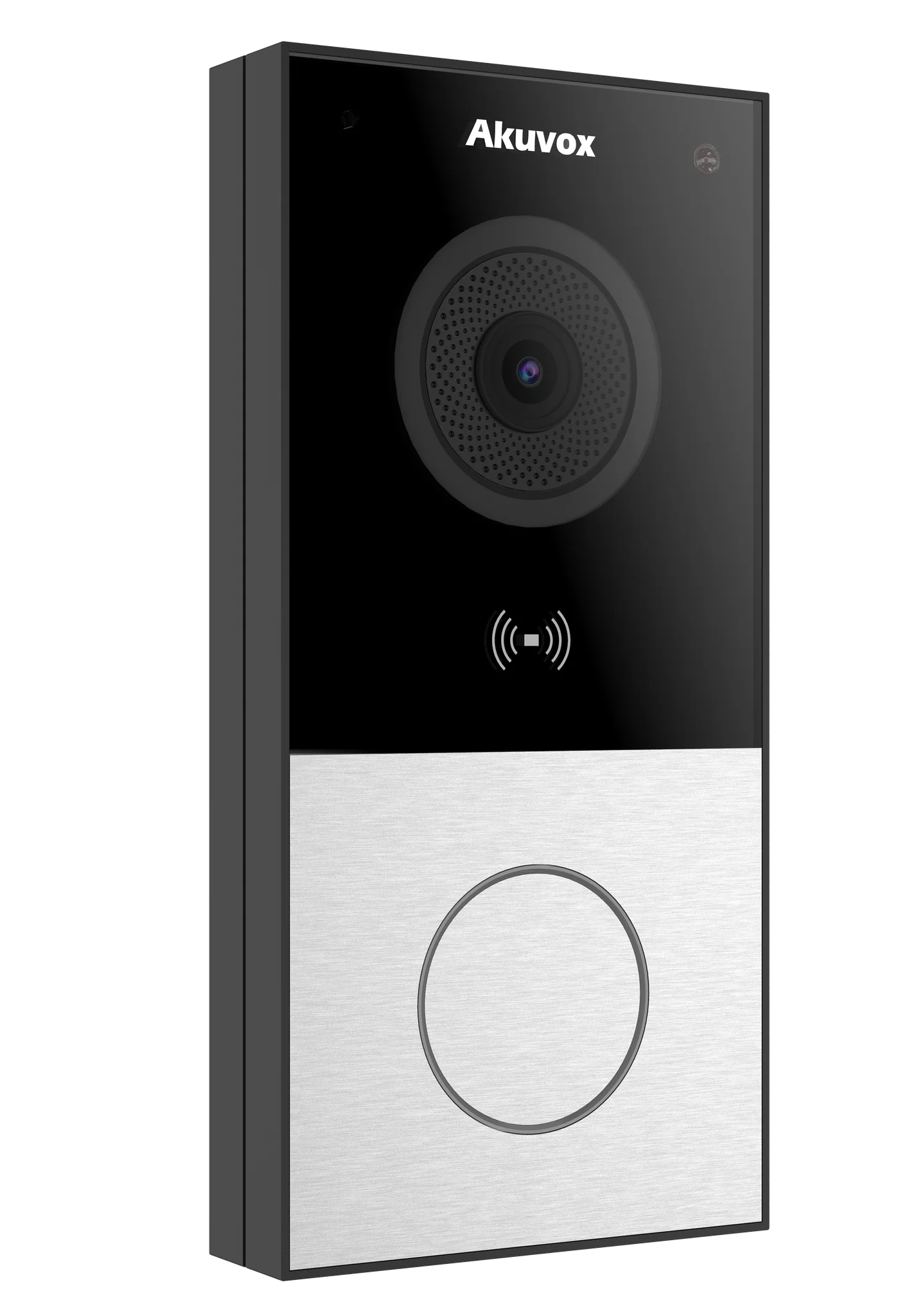 Akuvox E12S Single-Button IP Video Door Phone – 2MP Camera, SIP, RFID, NFC, Bluetooth, Mobile Access, IP65 Rated SKU:E12W-SEC