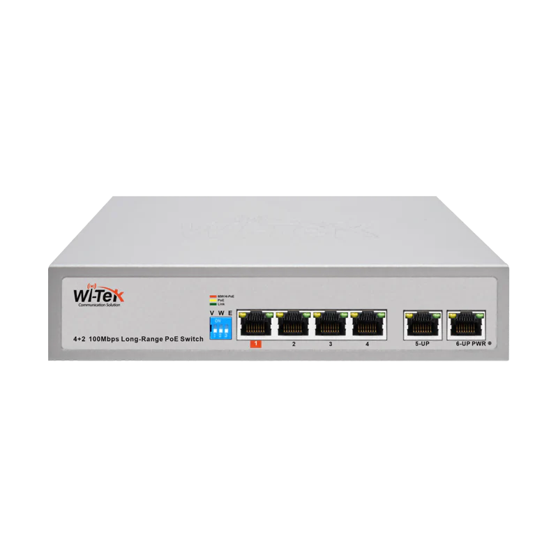 WI-PS205 V3 Wi-Tek Economic 4 Ports PoE Switch