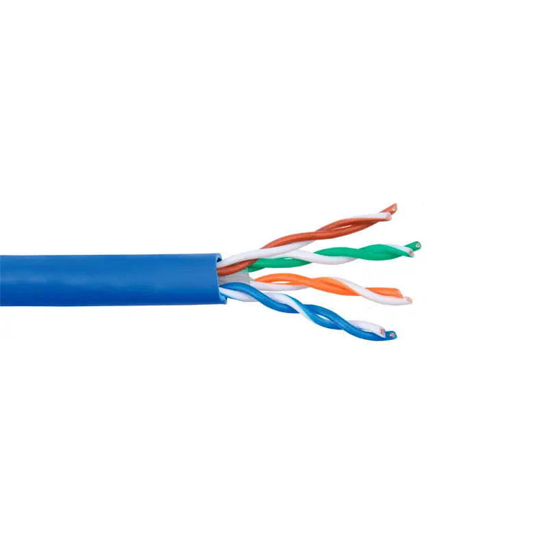 Cat6 UTP Cable – 4 Pair, 8 x 1/0.51mm (5.8mm Ø), 305m Box, Blue | GARLAND Work Series
