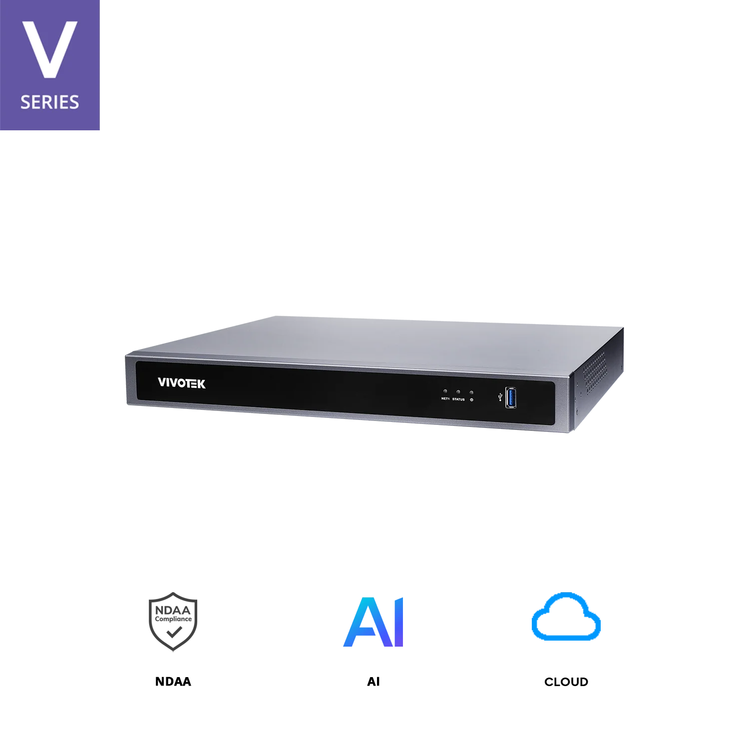 ND9426P Core+ AI 16-Channel Network Video Recorder with Embedded PoE | 4K UHD Display | Deep AI Search | H.265 Compression | RAID 0/1 | VIVOTEK