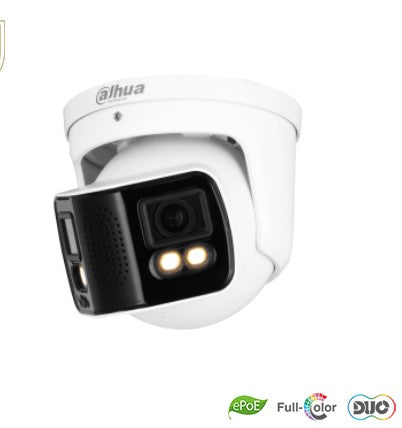 Dahua IPC-PDW5849-A180-E2-ASTE 2×4MP Full-color Duo Splicing 'WizMind' Network Camera