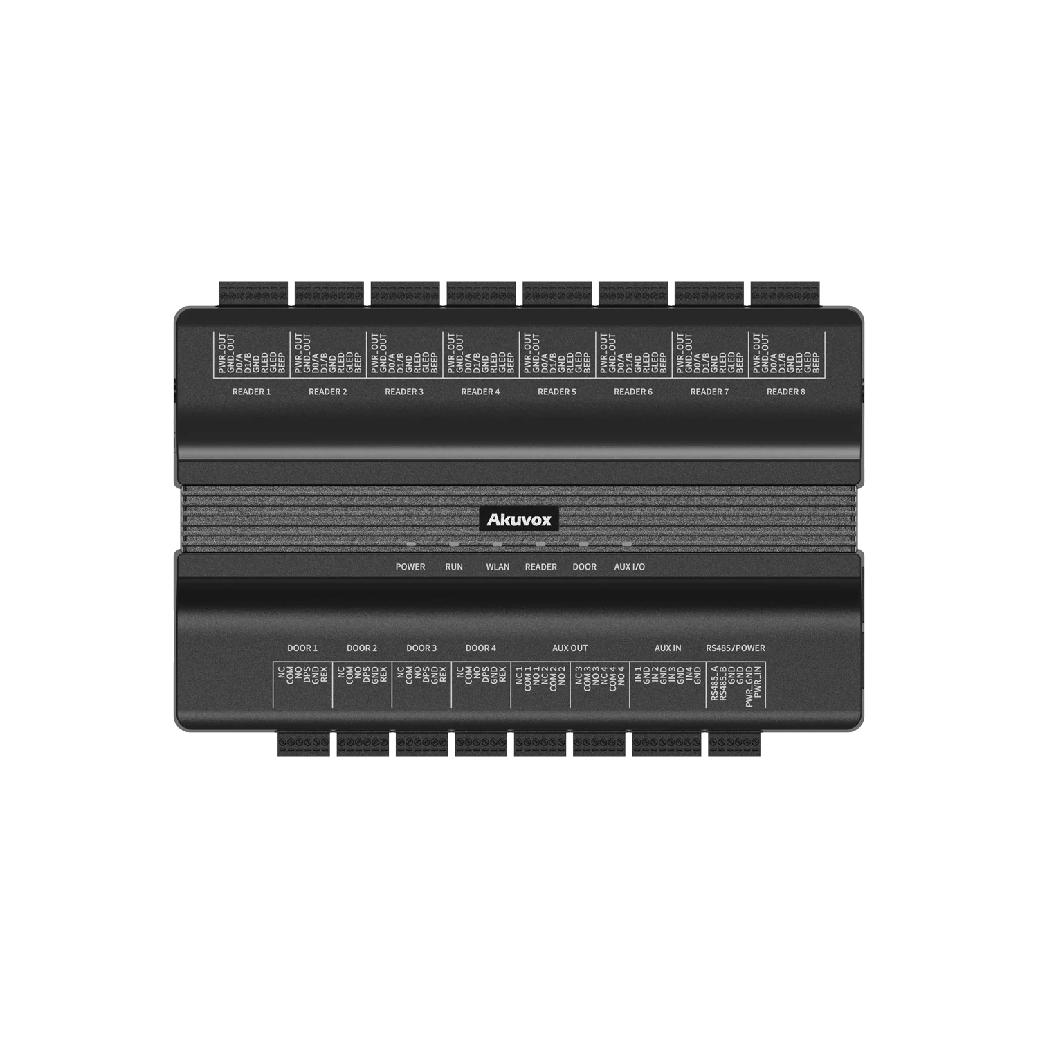 Akuvox A095 Smart & Secure 4-Door Access Control Panel – Intelligent IP-Based Centralised Door Controller