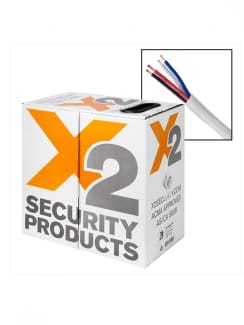 X2 Cable, 6 x 14/020 Security Cable (250m, Pull Box, White)