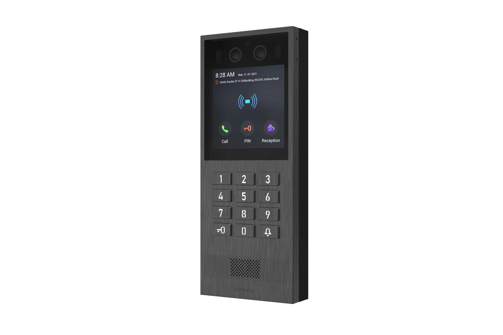 Akuvox X912K Linux Video Door Phone – 4″ Touchscreen, Physical Keypad, Multi-Access, 2MP Camera, SIP/ONVIF, IP65/IK08, Surface & Flush Mount SKU:X912K-SEC