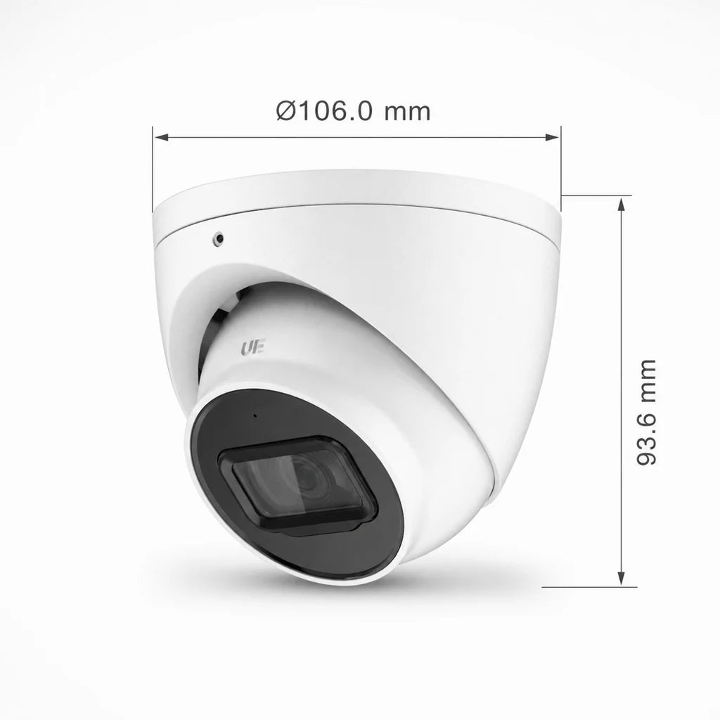 Dahua DH-IPC-HDW3541EM-S-S2 5MP WizSense AI IP Eyeball Camera with SMD 4.0, 50m IR, Built-in Microphone, PoE & IP67