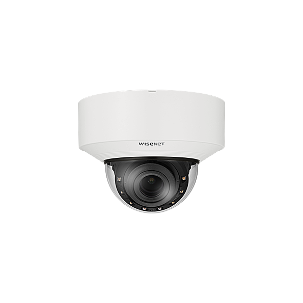 Hanwha Vision Wisenet X-CORE HV-XNV-C8083R 6MP IR Vandal Dome AI Network Camera | 4.4-9.3mm Motorized Lens | 30fps | IP67 IK10 | AI Analytics x series