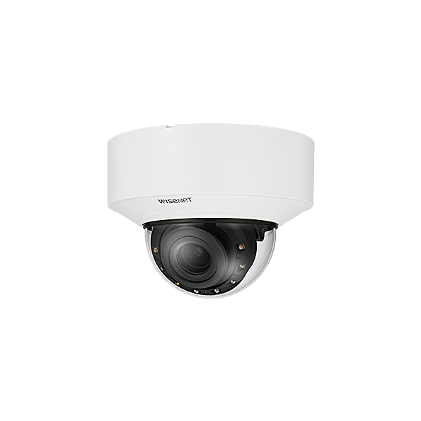Hanwha Vision Wisenet X-CORE HV-XNV-C8083R 6MP IR Vandal Dome AI Network Camera | 4.4-9.3mm Motorized Lens | 30fps | IP67 IK10 | AI Analytics x series