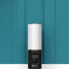 *SPECIAL OFFER EZVIZ LC3 4MP 2K+ Smart Floodlight Wi-Fi Camera with AI Human Detection, Color Night Vision, 32GB Built-in Storage, and Alexa Support – Outdoor Security IP65