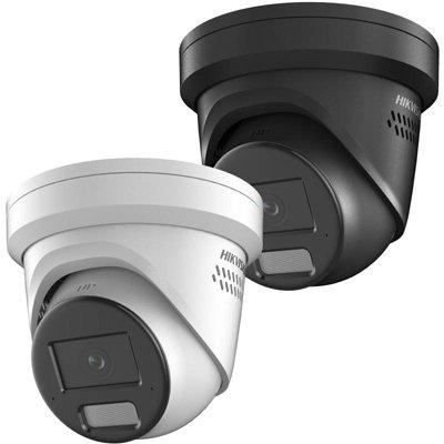 Hikvision DS‑2CD2366G2H‑IS2U/S(L)(RB) 6MP AcuSense Turret Network Camera with Strobe & Audible Warning