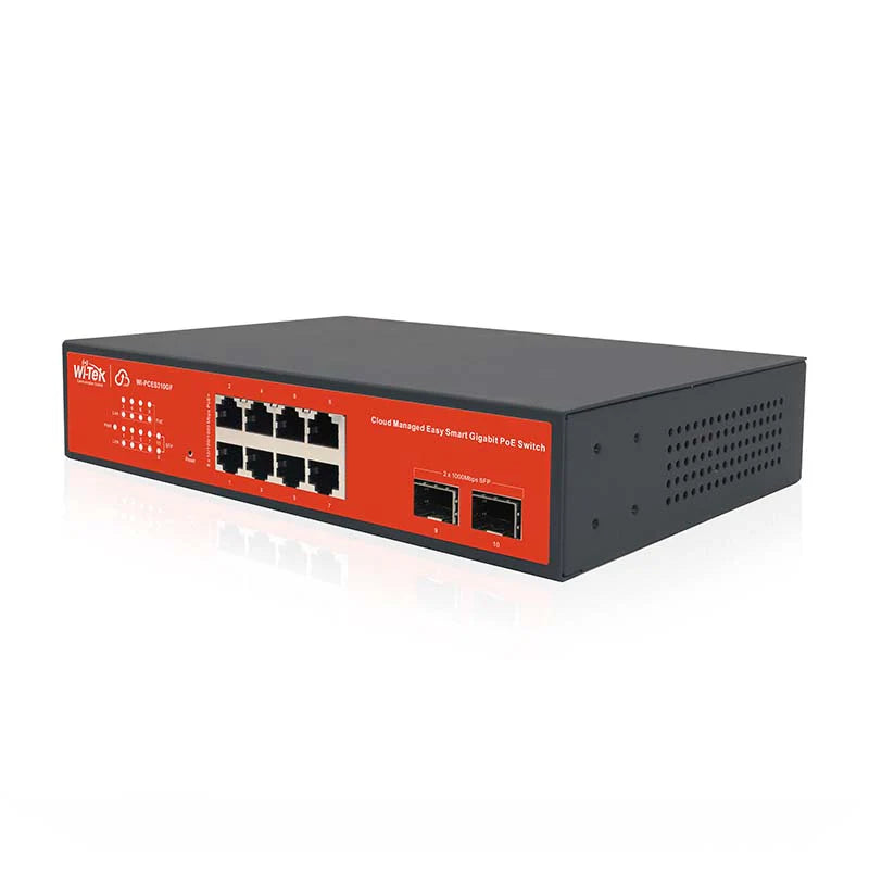 WI-TEK cloud easy smart 8 ports poe switch (WI-PCES310GF)